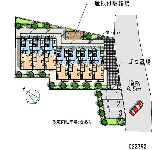 市川市若宮２丁目 月極駐車場